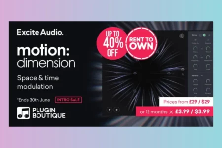 Featured image for “Excite Audio Motion: Dimension Intro Sale”